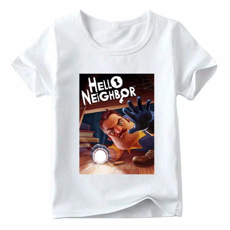 Футболка с короткими рукавами для девочек и мальчиков Повседневная забавная