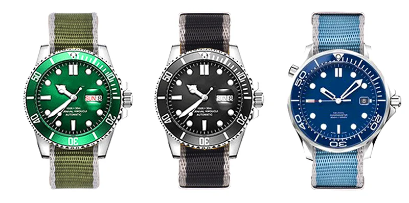 Дизайн серый хаки нейлоновый ремешок для часов Omega часы с ремнем безопасности ремешок Nato 22 мм