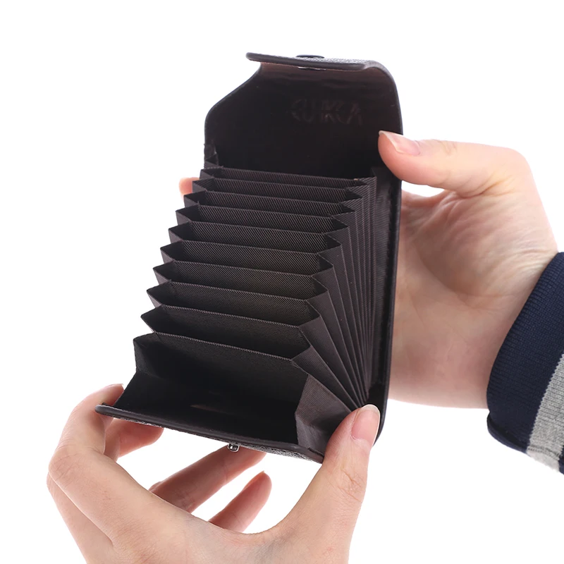 

Чехол-кошелек из держатель для карт кожи для банковских карт, держатель для карт