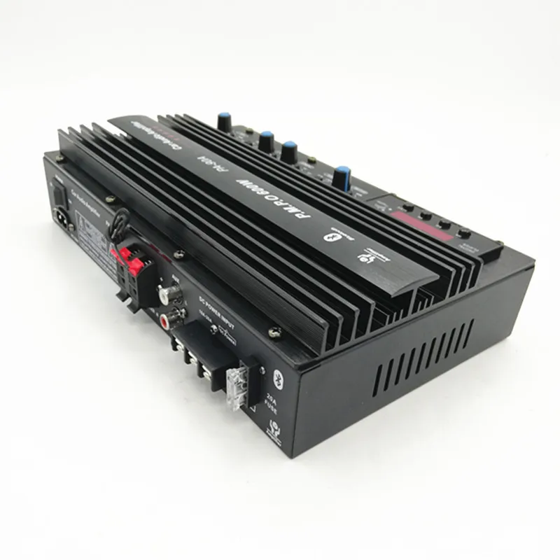 Новое поступление 600W 12V 220V 2 канальный Bluetooth автомобильный усилитель двойного