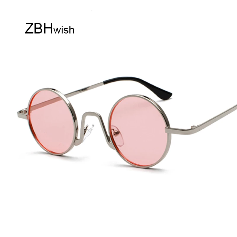 Круглые солнцезащитные очки унисекс брендовые винтажные дизайнерские маленькие