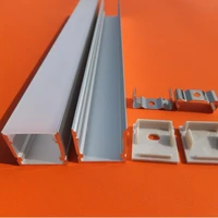 free shipping 70mlot 2 meters long aluminum profile for led light strip aluminum channel with cover end caps and clips