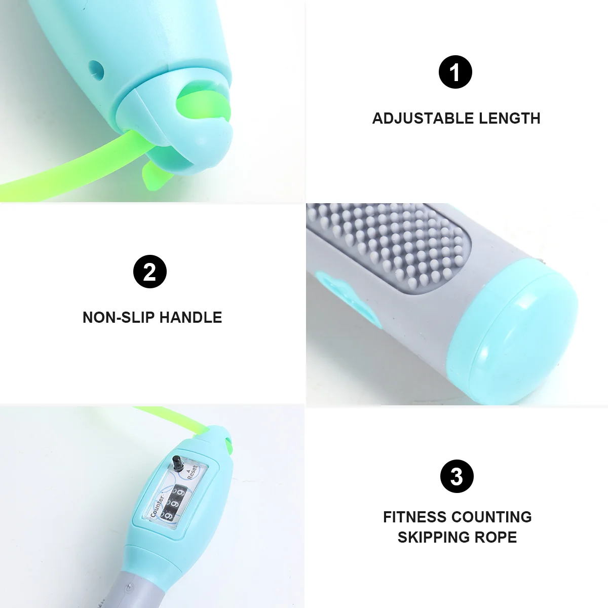 1 шт. скакалка со скакалкой нескользящий счетчик с таймером | Спорт и развлечения