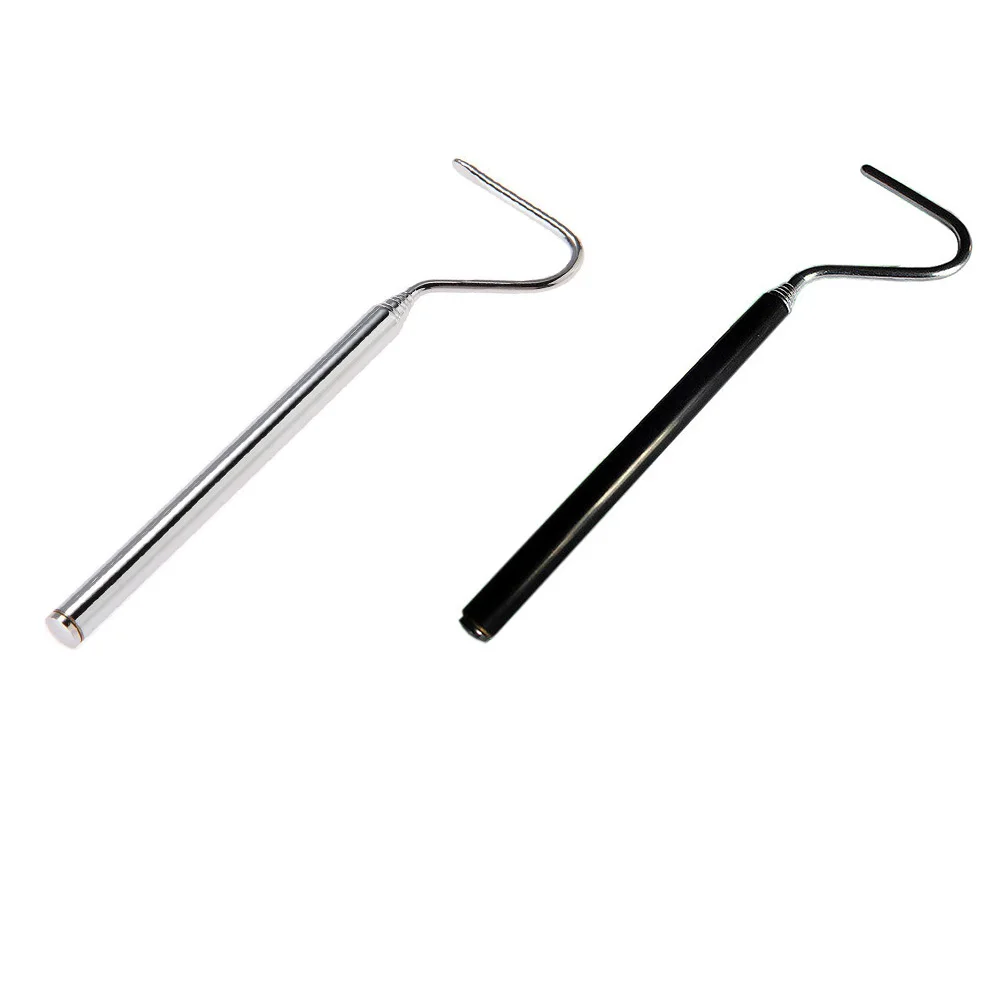 

Stainless Steel Snake Hook Retractable Professional Reptile Herp Tool Snake Hooks And Grabbers Snake Pole Snake Stick 68CM