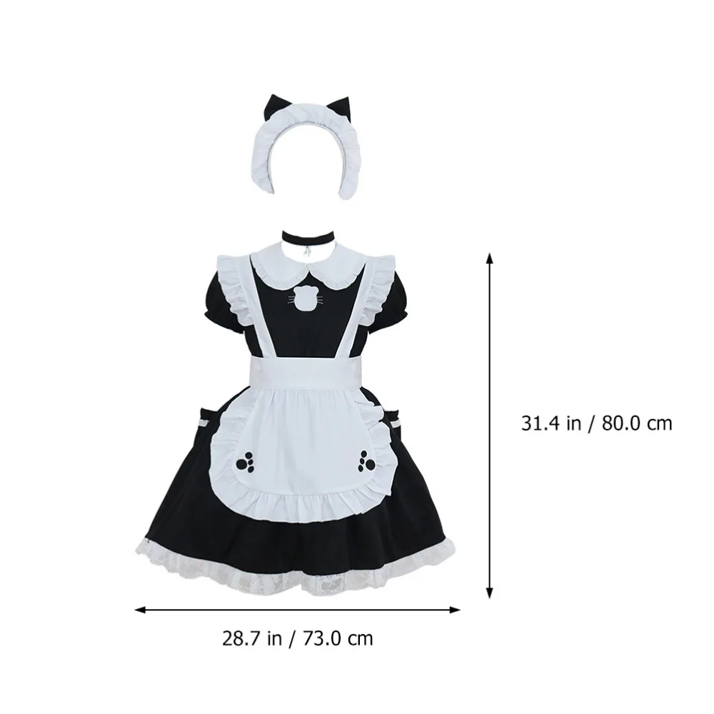 

1 Set Women's Maid Outfit Creative Cosplay Costumes Party Supplies