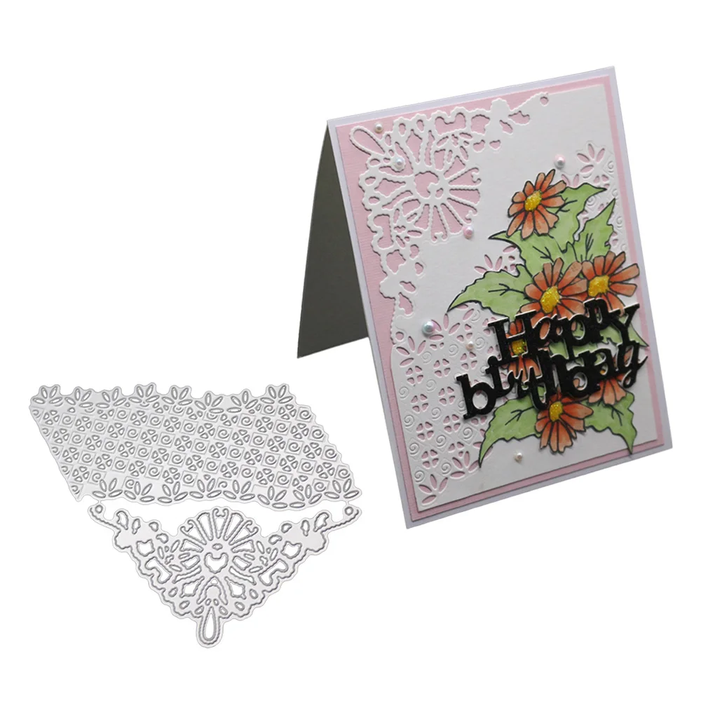 Углеродистая сталь задний план прорезной трафарет для окраски DIY Скрапбукинг