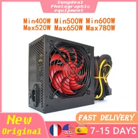 power supply 400w 500w 600w 120mm fan for desktop pc computer atx psu gaming power unit silent fan gaming computer accessories