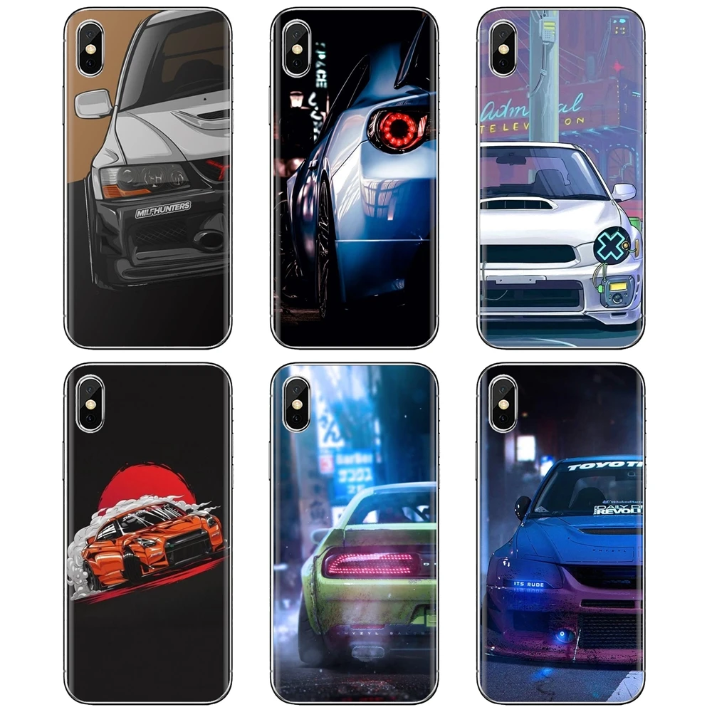 Мягкий силиконовый чехол автомобиль-комикс-C-She-Japan-JDM-Sports для Huawei Nova 2 2i 3 3i Y3 Y5 Y6 Y7 Y9