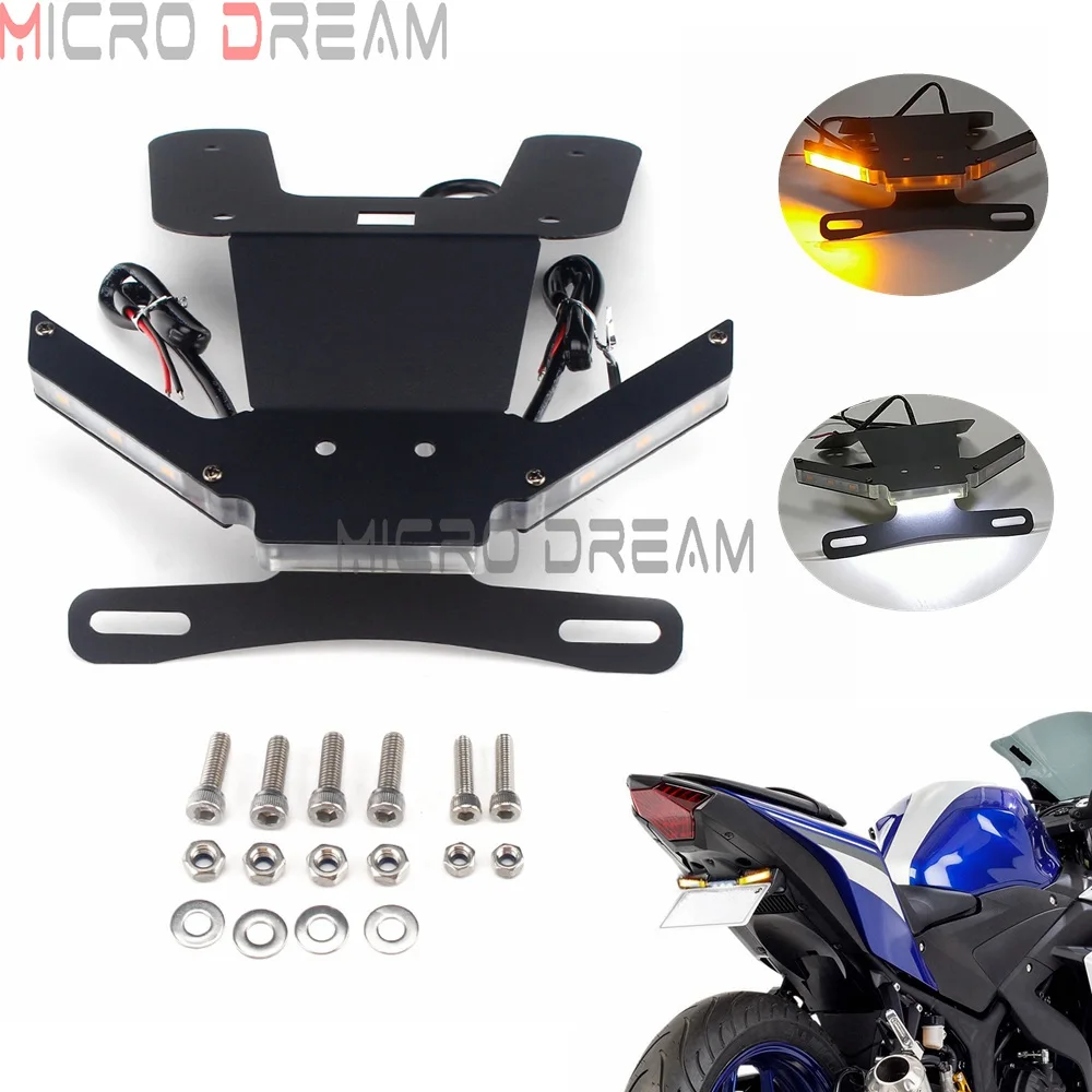 Устранитель заднего крыла для Yamaha YZF R25 R3 MT25 MT03 2014-2020 держатель номерного знака с