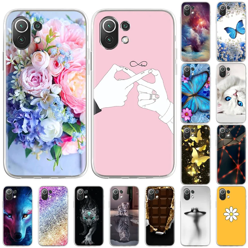 

Case For Xiaomi Mi 11 Ultra Cases Silicon Soft Back Cover On Xiaomi Mi 11 Lite 11 Pro Ultra MI11 Lite 11Lite 11Pro 5G TPU Funda