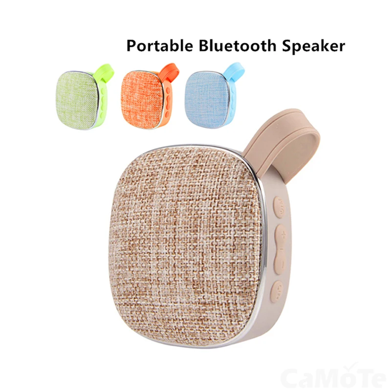 Портативный тканевый портативный Bluetooth динамик открытый велосипед ткань мини