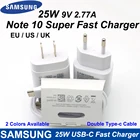 Оригинальное Адаптивное быстрое зарядное устройство Samsung, 25 Вт, для Galaxy S10, S10e, S8, S9Plus, Note 9, A7 2017, настенное быстрое зарядное устройство USB, адаптер питания