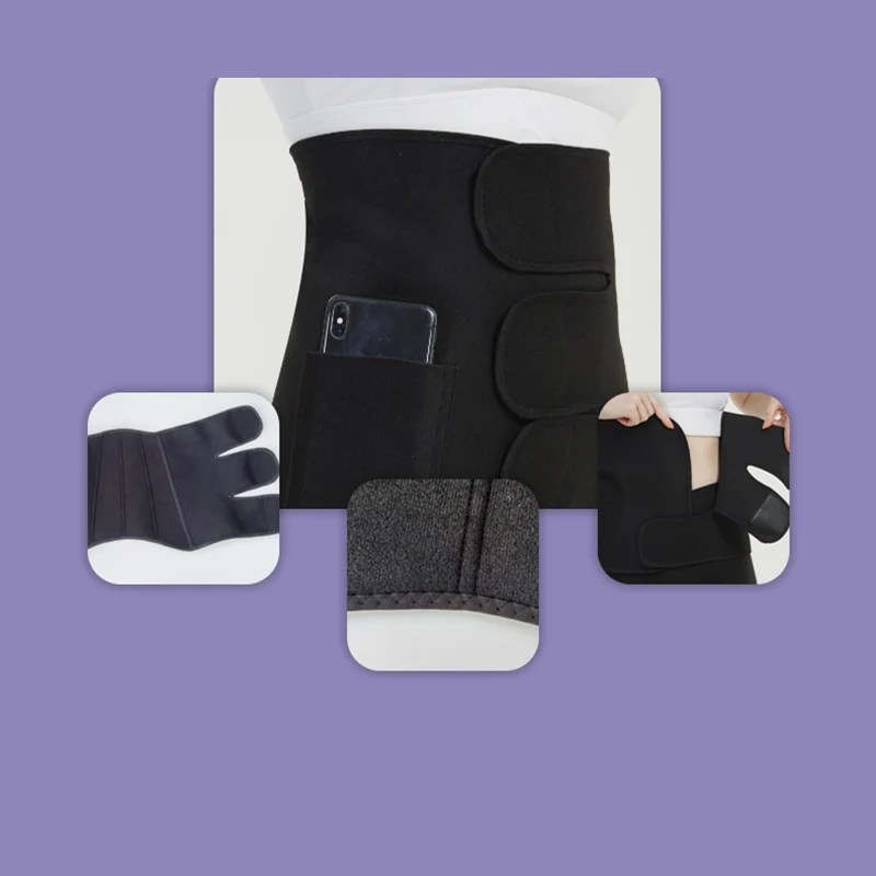 На липучке из искусственной кожи уменьшая Форма Массажный пояс с эффектом сауны