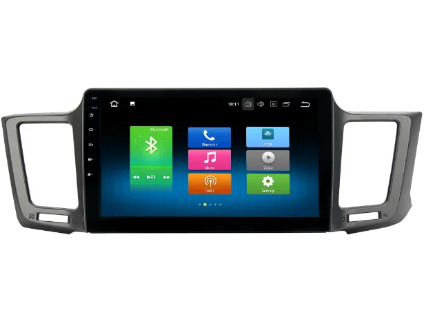 Android 9,0 Автомагнитола gps navi для Toyota RAV4 2013 мультимедийный плеер Восьмиядерный 4 Гб+ 32 ГБ 10," ips wifi BT - Цвет: Rav4 radio