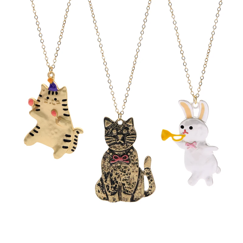 Новинка 2020 года Лидер продаж модное мультяшное ожерелье с персонажами