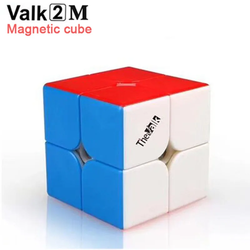 QiYi Valk2 M магнитные 2x2x 2 магические Кубики-пазлы Valk Профессиональные на магнита