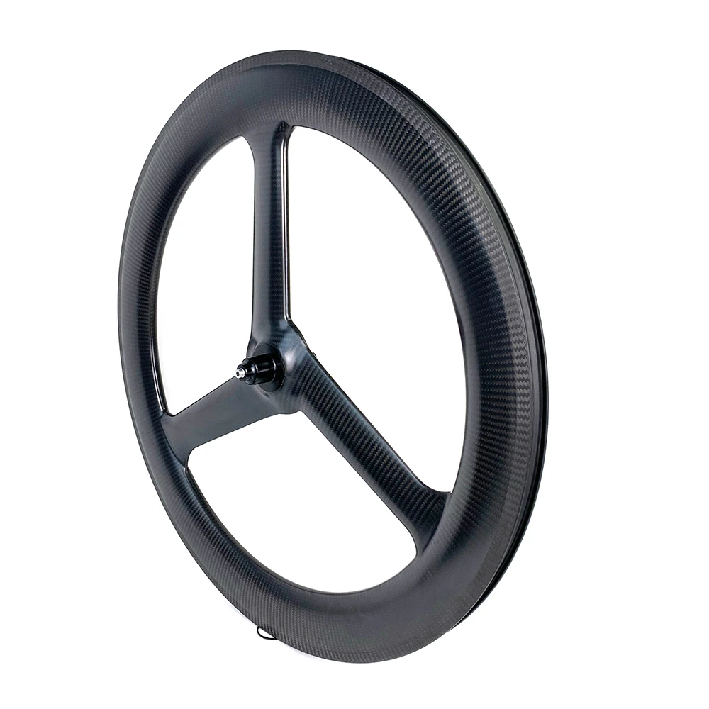 ELITEWHEELS 700c Three Spoke углеродное колесо Crabon Tri спицевые колеса Clincher Трубчатые для