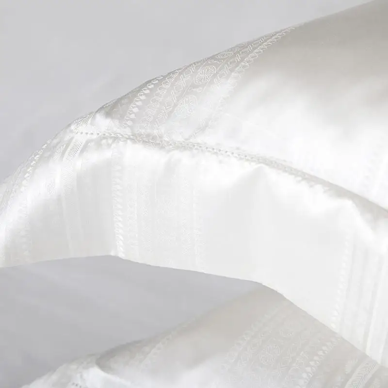 Роскошный свадебный комплект постельного белья из 46 белого шелка тутового