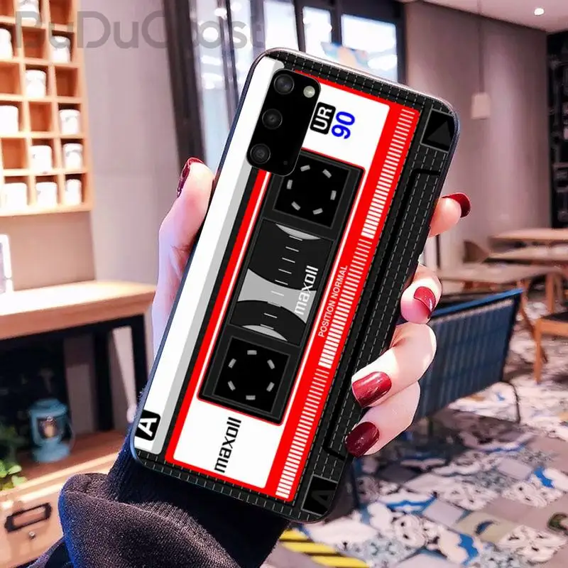 

RETRO CASSETTE TAPE vintage Phone Case for Samsung S20 plus Ultra S6 S7 edge S8 S9 plus S10 5G