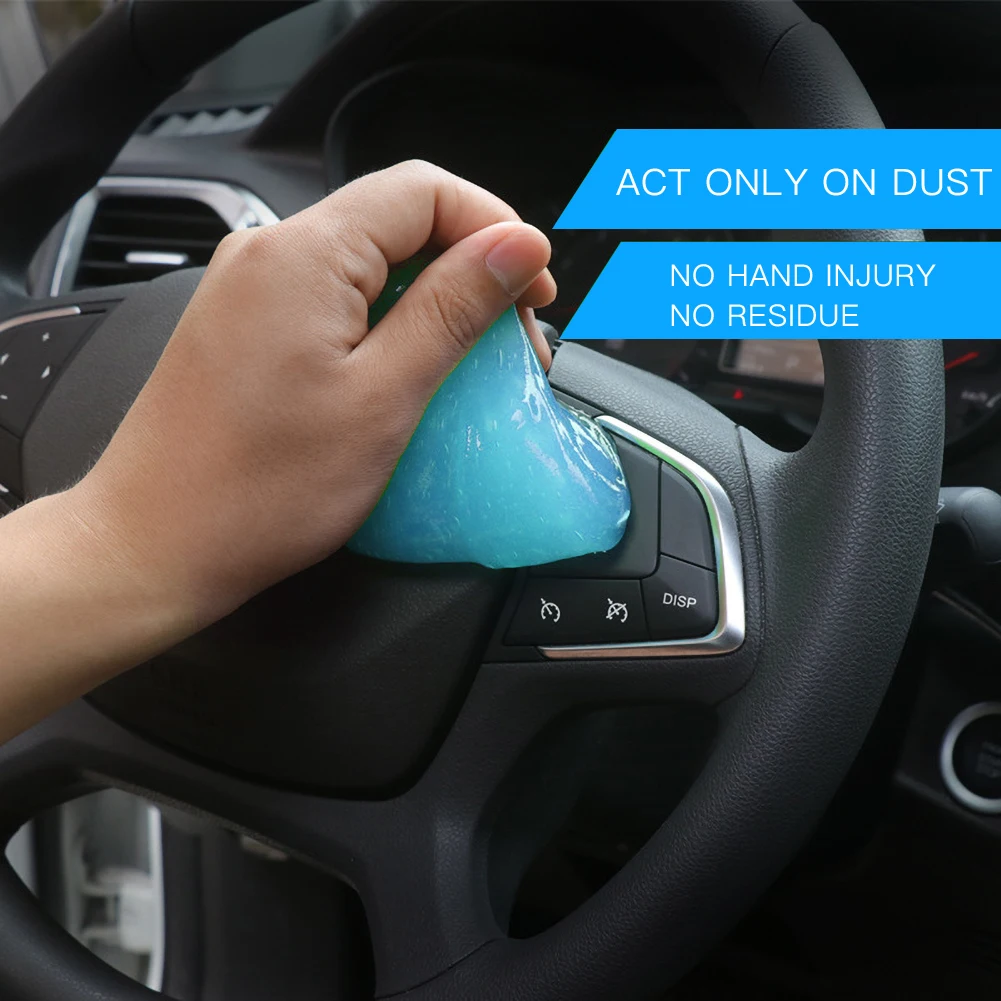 

Car Wash Interior Car Cleaning Gel Slime For In Car, Keyboard, Window Gap At Home Dirt Cleaner Tools