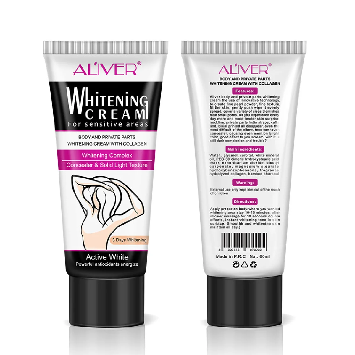 

Underarm Whitening Cream Armpit Private Part Nipple Skin Care Moisturizing Body Whitening Cream Women Butt Enhancement Cream