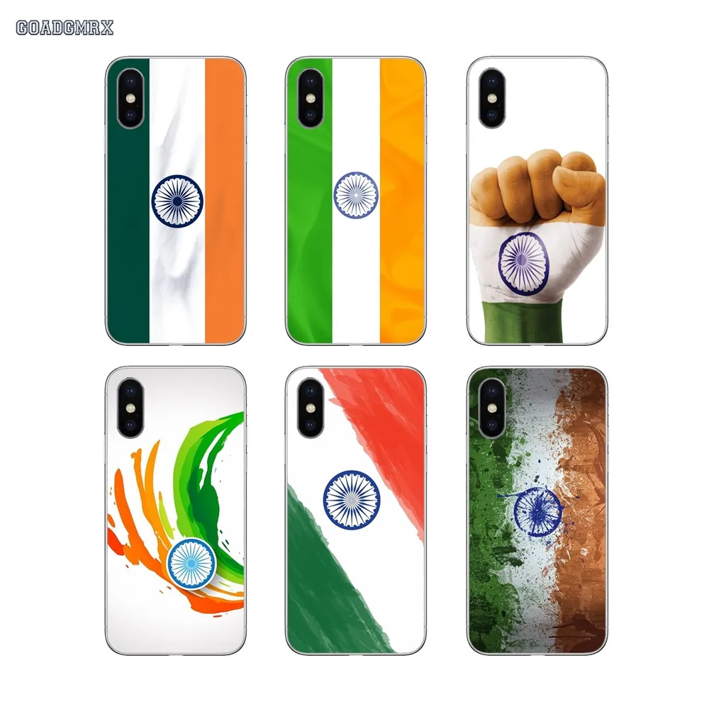 Transparent Soft Cases Covers India Flag For Samsung Galaxy A3 A5 A7 A750 2016 2017 A10 A30 A40 A50 A70 A6 A8 A9 Plus J8 2018 | Мобильные