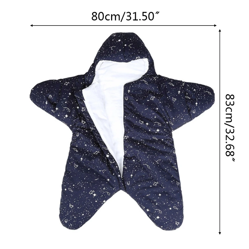 

Baby Winter Sleeping Bag Baby Sleeping Bag Starfish Winter Newborn Prams Bed Swaddle Blanket Wrap Cartoon Bedding
