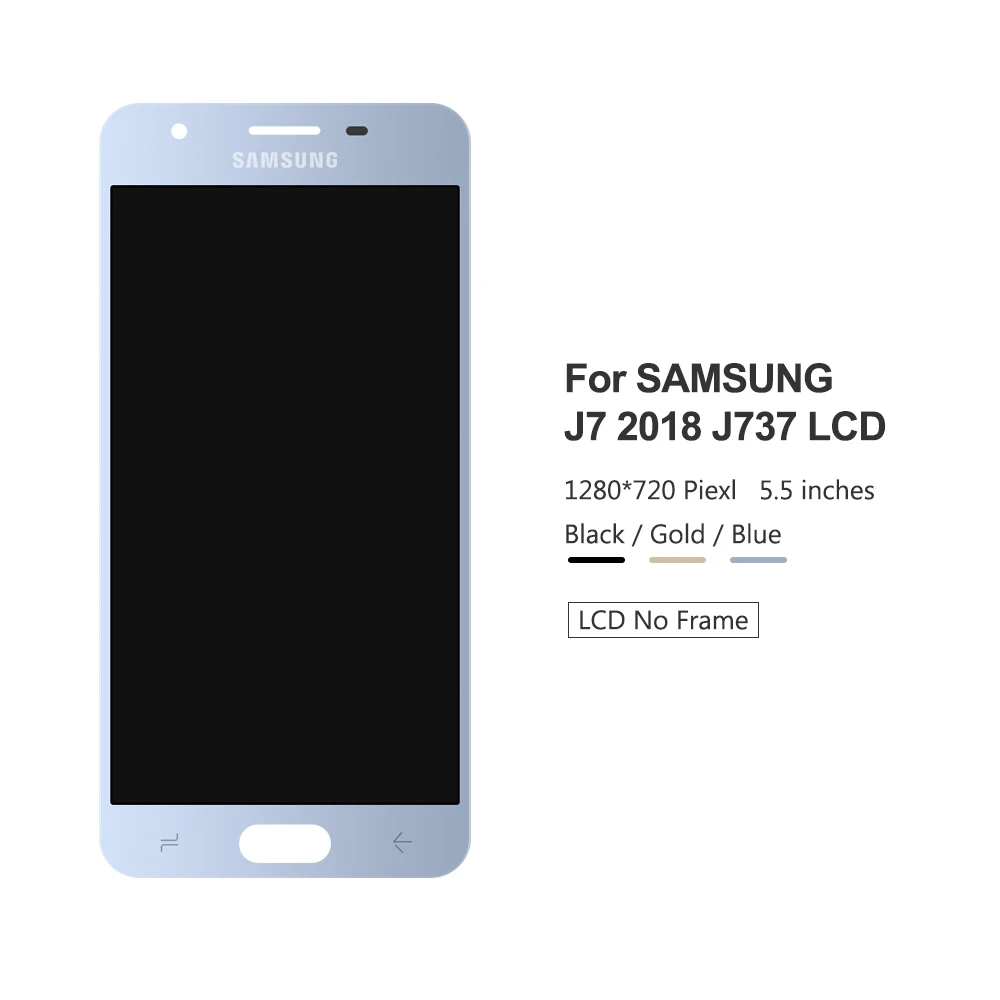 ЖК-дисплей для Samsung Galaxy J7 2018 J737 LCD J737A J737P J737V J737T с сенсорным экраном и дигитайзером