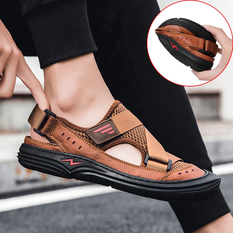 

Safety Sandals Sandalias For Man Sandel Men Summer Shoes Beach Sandals Sandale Homme Ete Hombre Verano Sandalia Rasteira Work