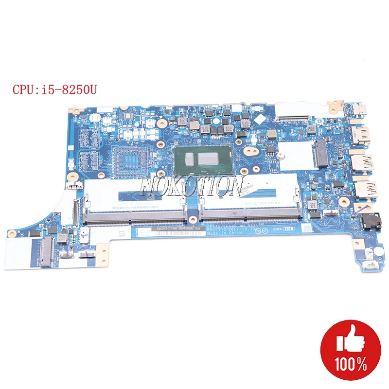 Nokotion 01LW192 EE480 EE580 для lenovo thinkpad E480 E580 материнская плата ноутбука с разрешением SR3LA DDR4