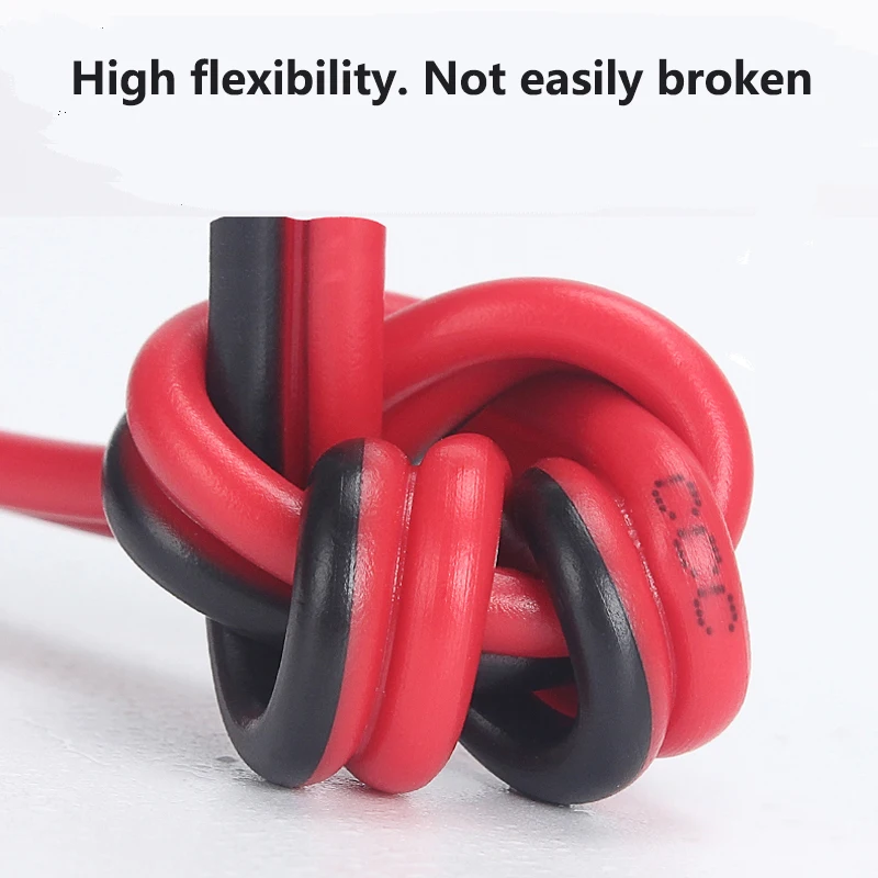 DALCAN 2Pin красный и черный кабель 16AWG 1 5 мм2 бескислородный медный Электрический