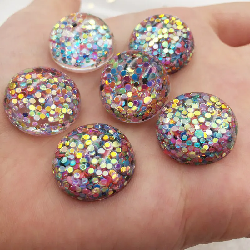 Блестящие круглые стразы 20 мм 6 шт. | Дом и сад