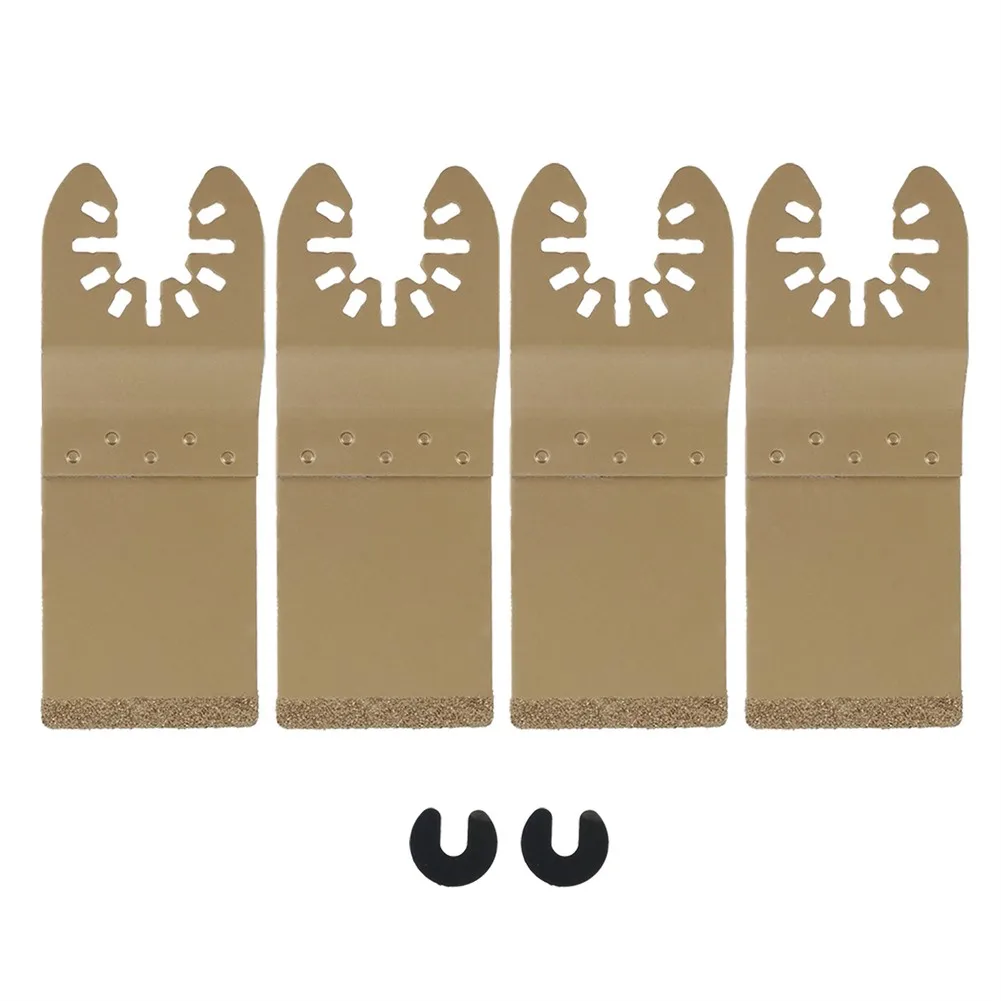 

4Pcs Diamond Cutting Saw Blade For Quick Release Oscillating Multi Tool Power Tool Saw Blade Power Tool Accessory