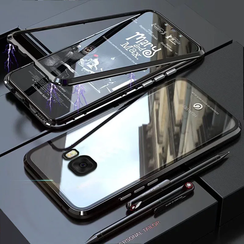 Чехол YonLinTan для Samsung galaxy C7 C9 Pro C7Pro C9Pro металлический чехол с магнитной рамкой чехлы