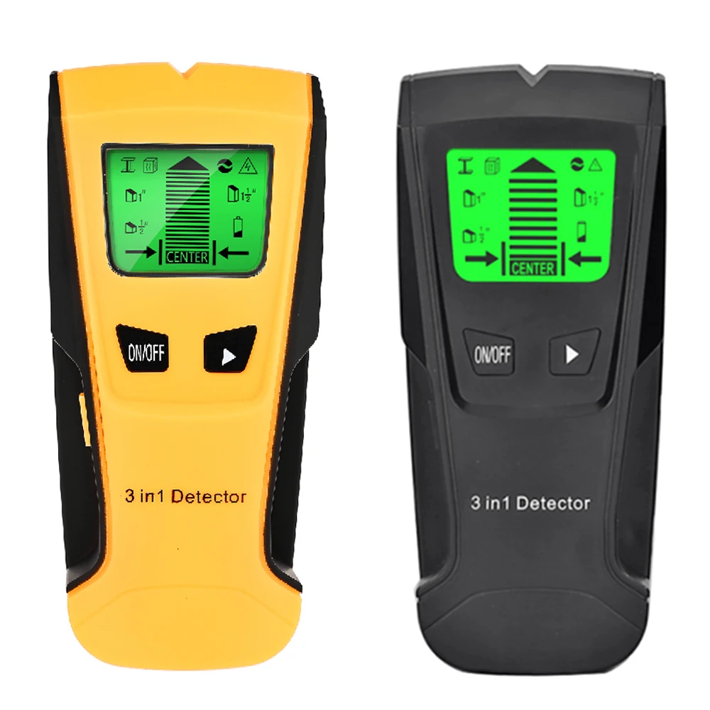 

Vastar 3 In 1 Metal Detector Find Metal Wood Studs AC Voltage Live Wire Detect Wall Scanner Electric Box Finder Wall Detector