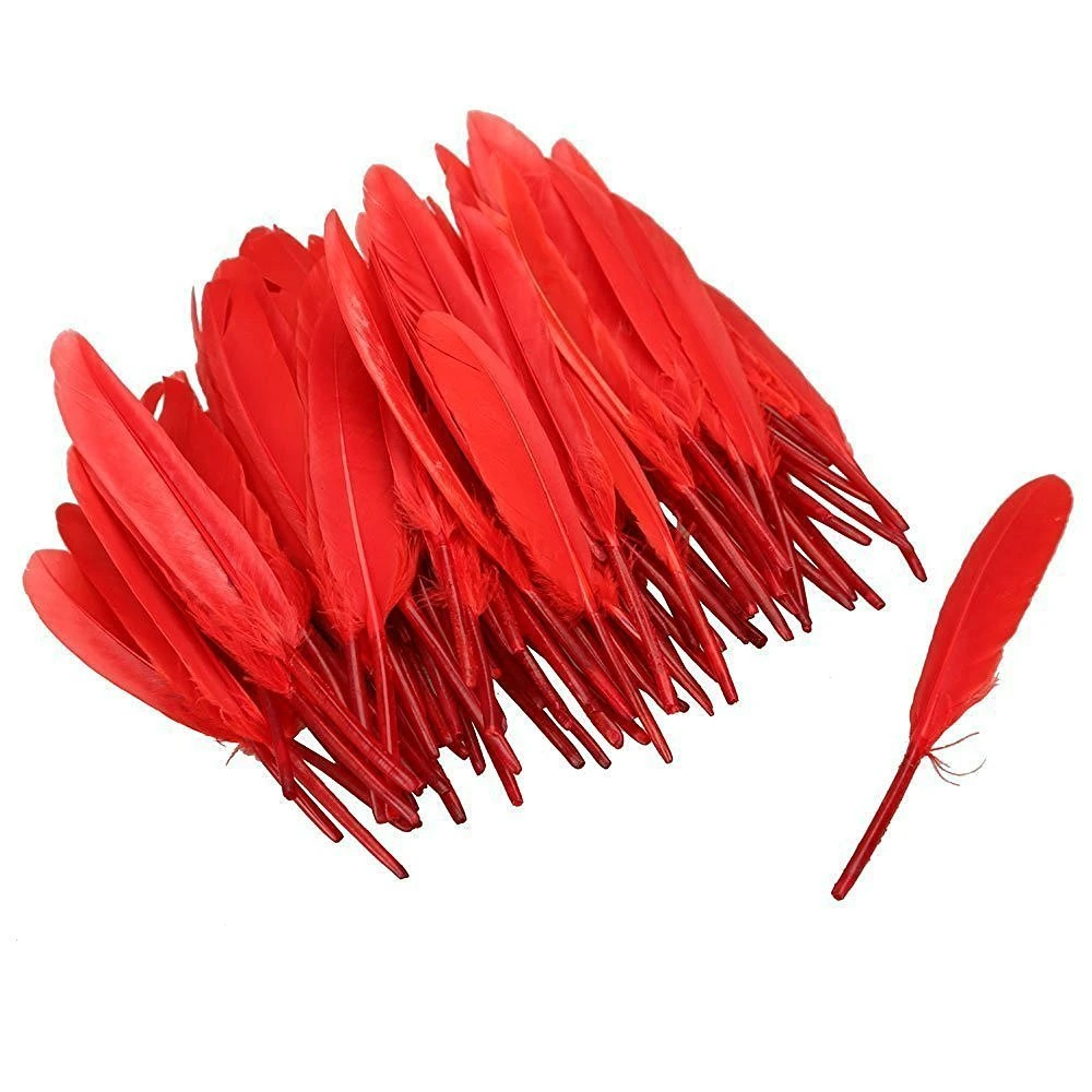 Натуральный Королевский синий утиный пух свободные перья 10 15 см/4 6 дюймов утиные