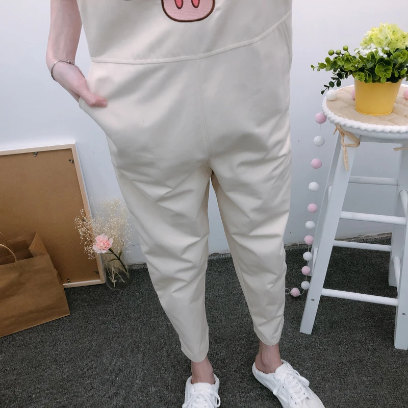 Комбинезоны женские с принтом свободные удобные простые универсальные