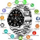 Смарт-часы LIGE мужские с пульсометром, водонепроницаемые спортивные Смарт-часы со стальным браслетом, с Bluetooth для звонков