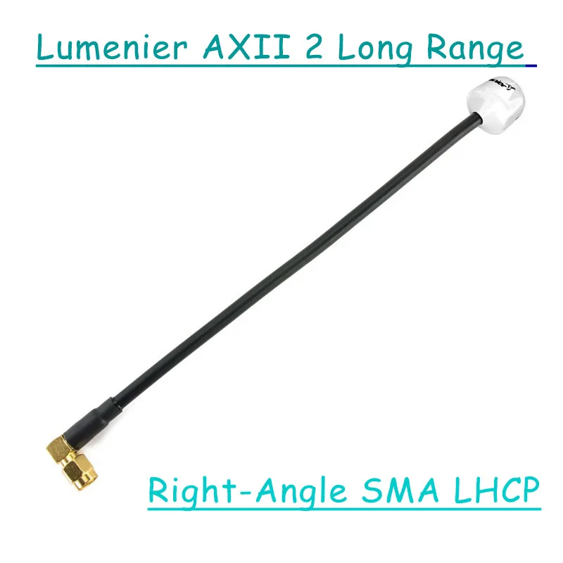 Lumenier AXII 2 5,8 GHz 2.2dBi усиление FPV Антенна MMCX/Прямая MMCX/U. FL/угловая стебби/дальняя антенна SMA RC Drone Accs
