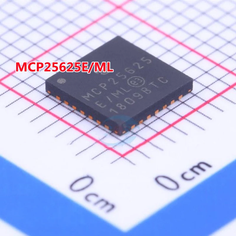

10pieces/lot MCP25625E/ML QFN28 IC TRANSCEIVER 1/1 28QFN New Original