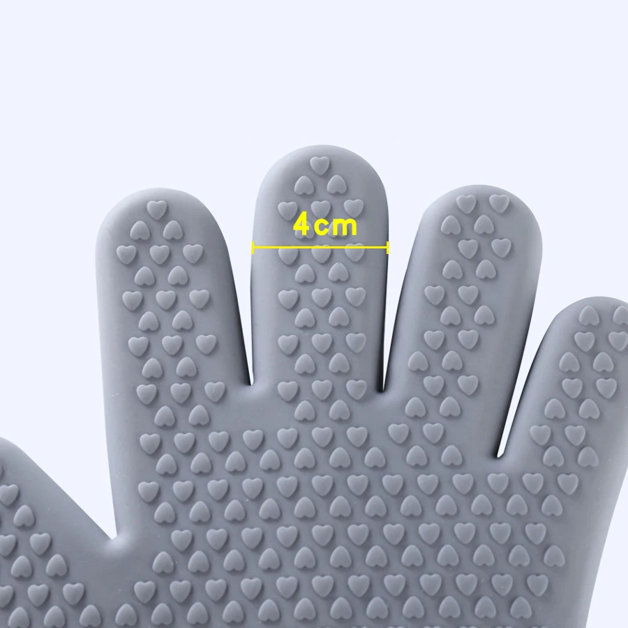 Перчатки для духовки перчатки из пищевого силикона барбекю высокотемпературной