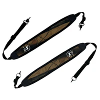 hunting shotgun strap rifle sling adapter 2 point shoulder sling accesories wall swivel gun leather sand bag belt