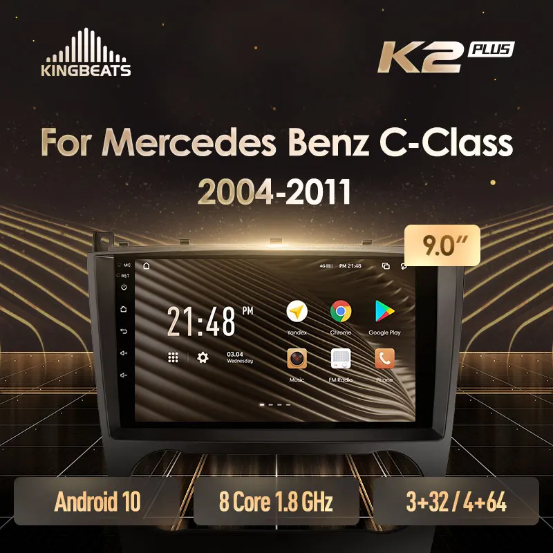 KingBeats штатное головное устройство For Mercedes Benz C-Class C Class Android 10 автомагнитола на