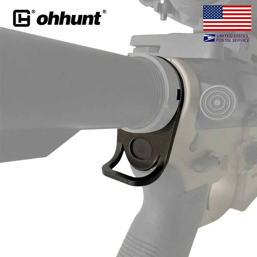 Тактические охотничьи аксессуары Ohhunt черный наконечник AR15 адаптер Слинг с