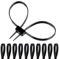 at69 double buckle nylon cable tie 12x700mm cable tie one time cable tie 250 pounds heavy tensile strength