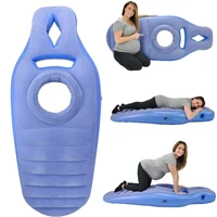 inflatable pregnancy pool float maternity raft with hole pregnant bed for swimming pool party toys mattress water hammock bed