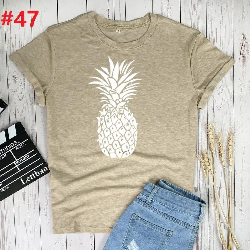 

Pineapple Women T-shirts Sweet 90s Printing Ladies Print Lady Womens Graphic T Top Shirt Female Tee T-Shirt