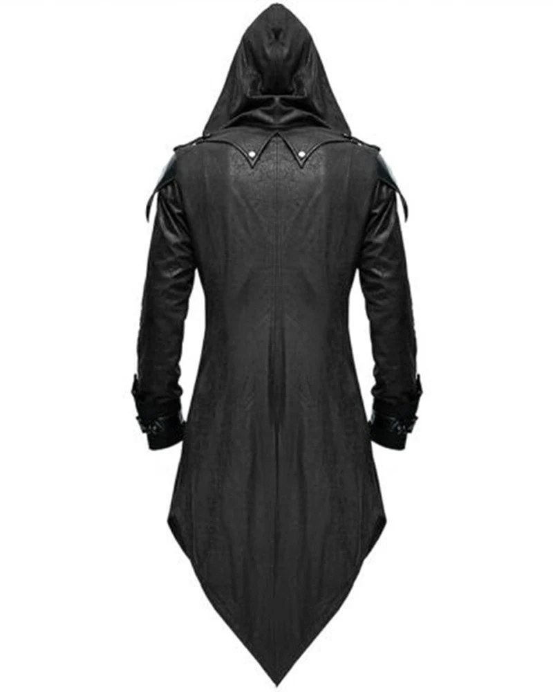 Винтажная Мужская Готическая куртка в стиле стимпанк |