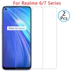 Чехол для realme 6 pro, 7, 6 s, закаленное стекло, для oppo realmi 6 s, s6, 6pro, 7pro, realme6, защитный чехол для телефона