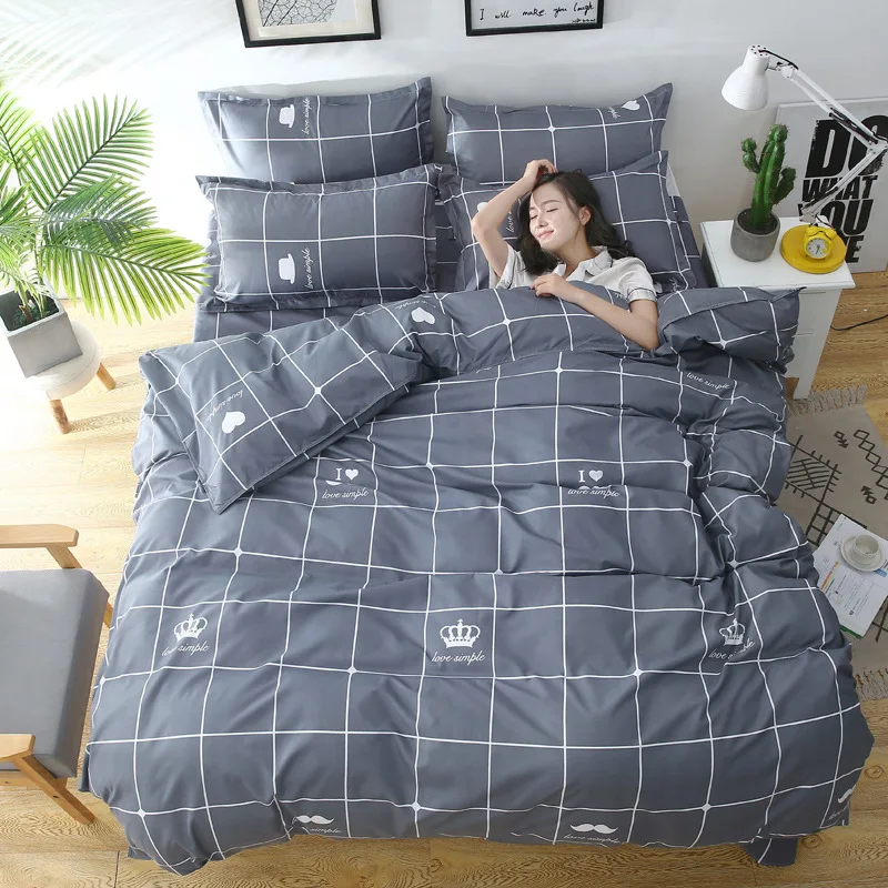 Постельное белье с мультяшным желтым ананасом милый комплект постельного белья